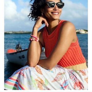 Underwater World Poplin Skirt NWT